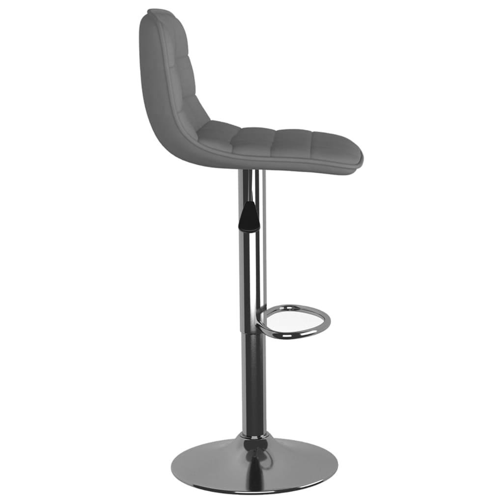 Voir la diapositive 5 : VIDAXL Tabourets de bar lot de 2 gris clair tissu
