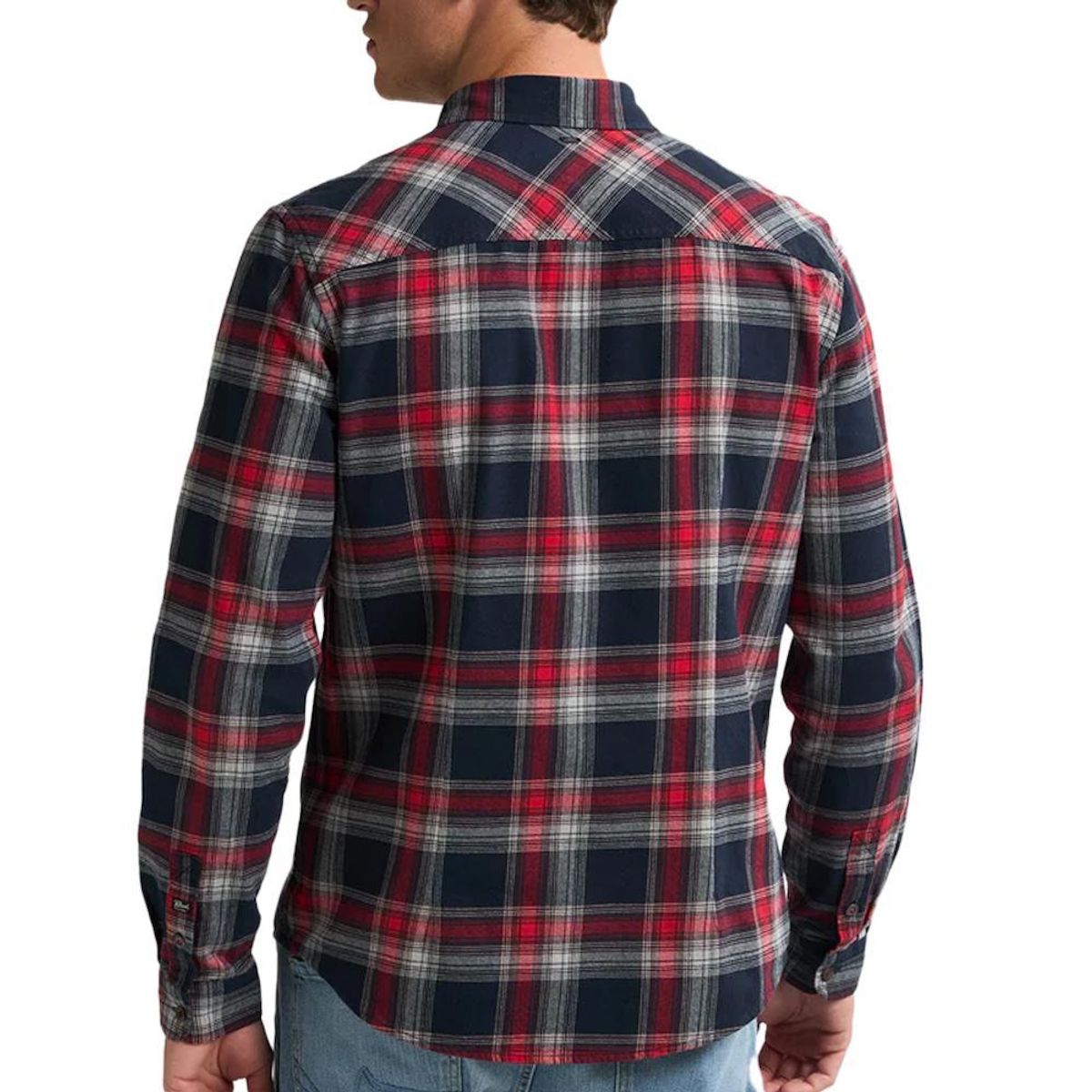 Petrol Industries Chemise Carreaux Marine/ Homme Petrol Industries Sleeve Check