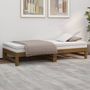Voir la diapositive 4 : VIDAXL Lit coulissant sans matelas marron miel 2x(90x190) cm