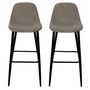 Voir la diapositive 6 : The Home Deco Factory Lot de 2 tabourets de bar côtelé SCOTT