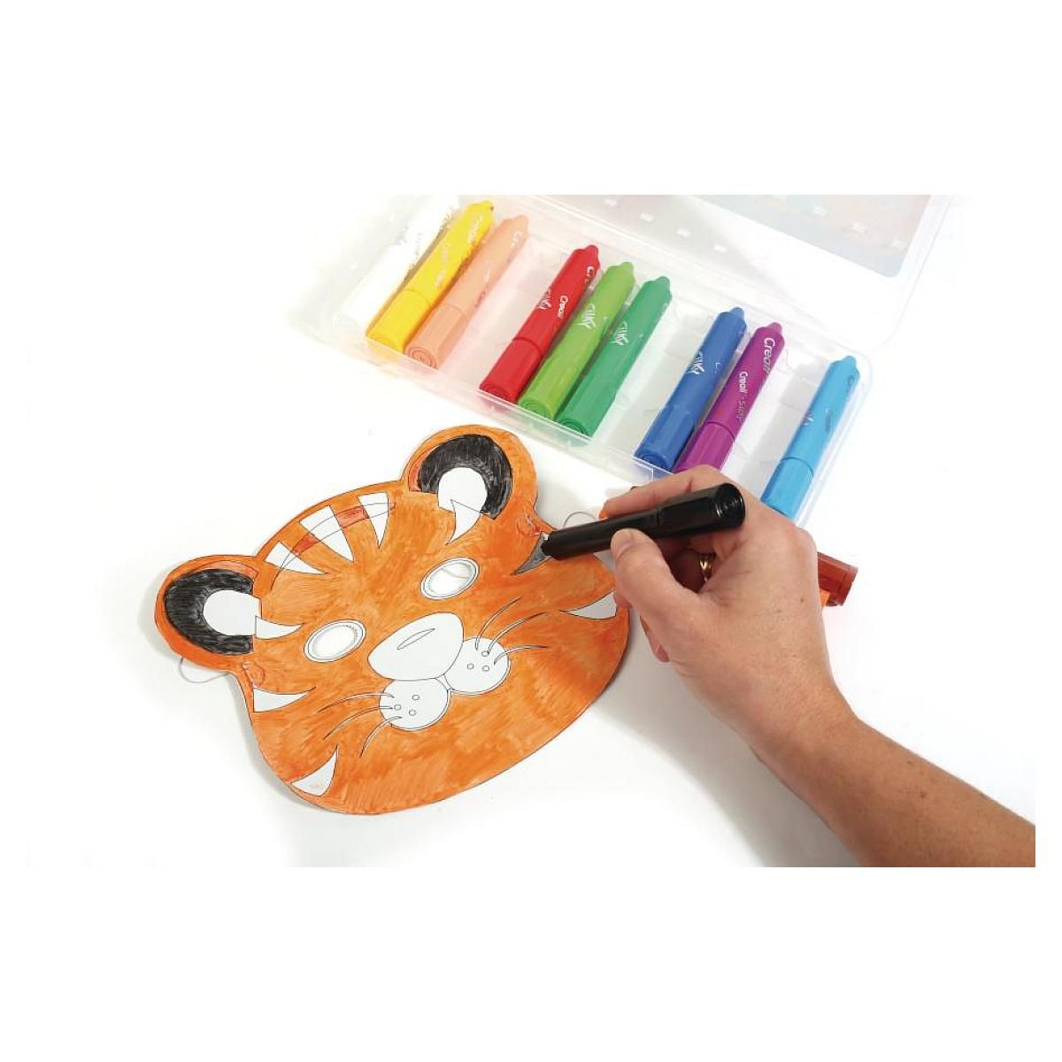 Graine créative Sachet de 6 masques plats carton - petits animaux