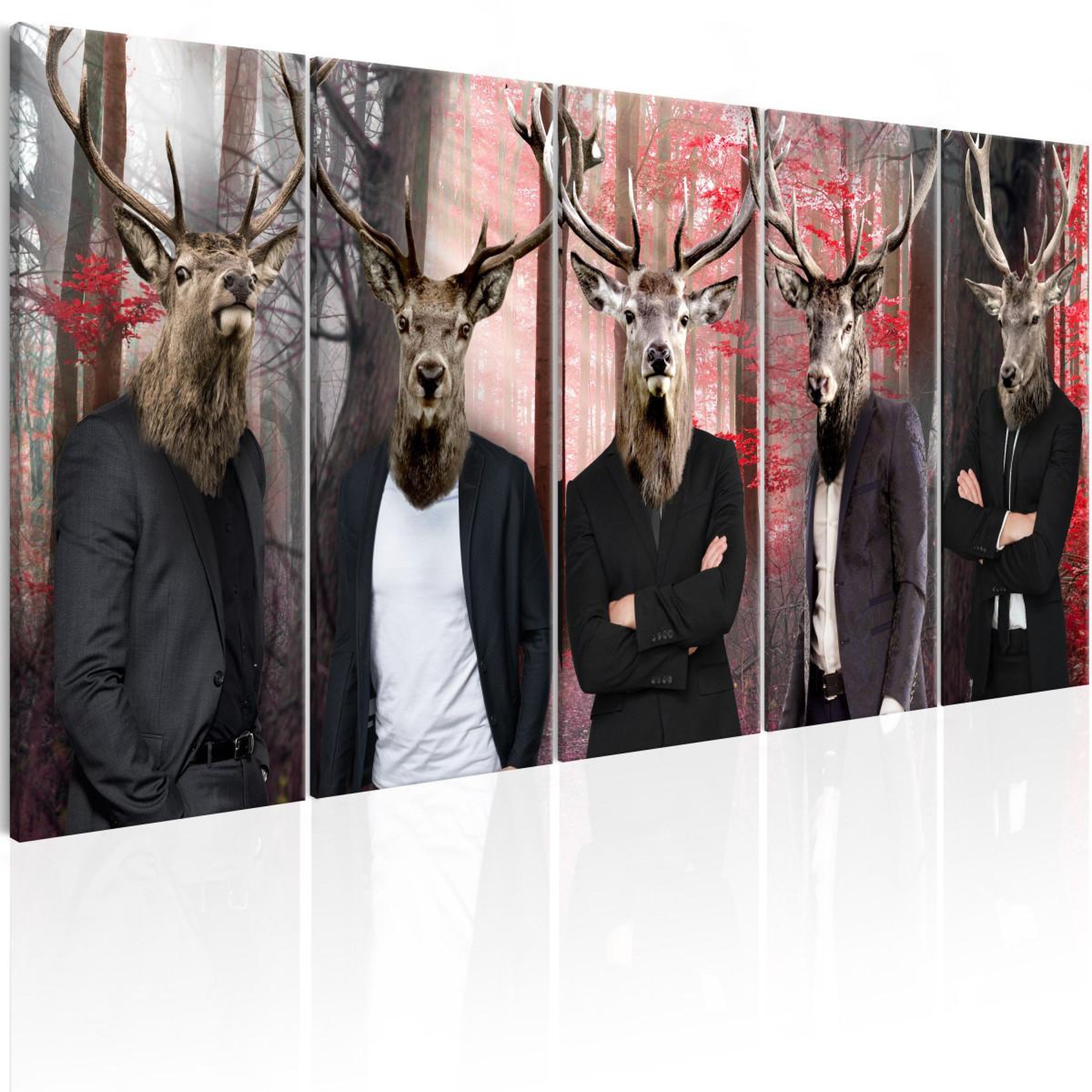 Paris Prix Tableau imprimé  people in masks. Coloris disponibles : Multicolore