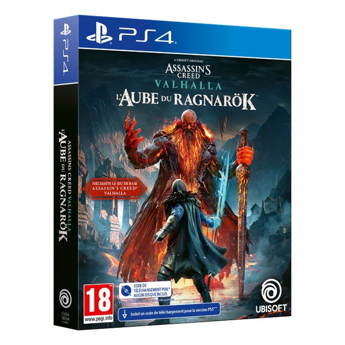 Assassin's Creed Valhalla - Extension L'Aube du Ragnarok PS4 (Code de téléchargement)