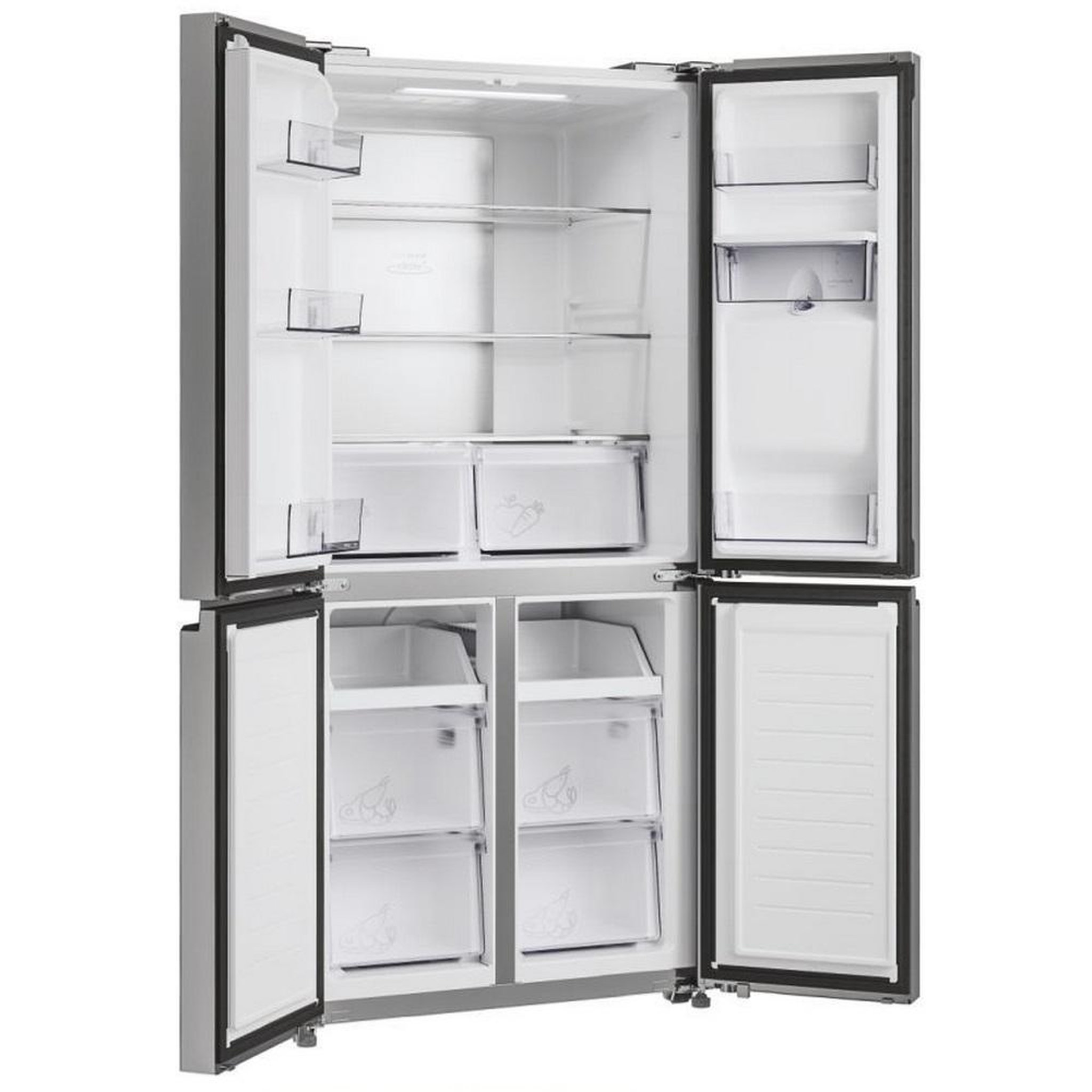 Voir la diapositive 4 : Candy Réfrigérateur américain 83cm 463l nofrost - cfqq5t817ewps