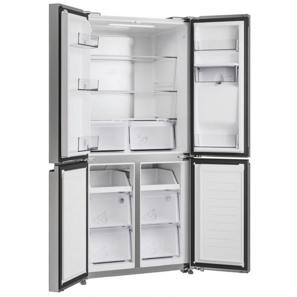 Candy Réfrigérateur américain 83cm 463l nofrost - CFQQ5T817EWPS