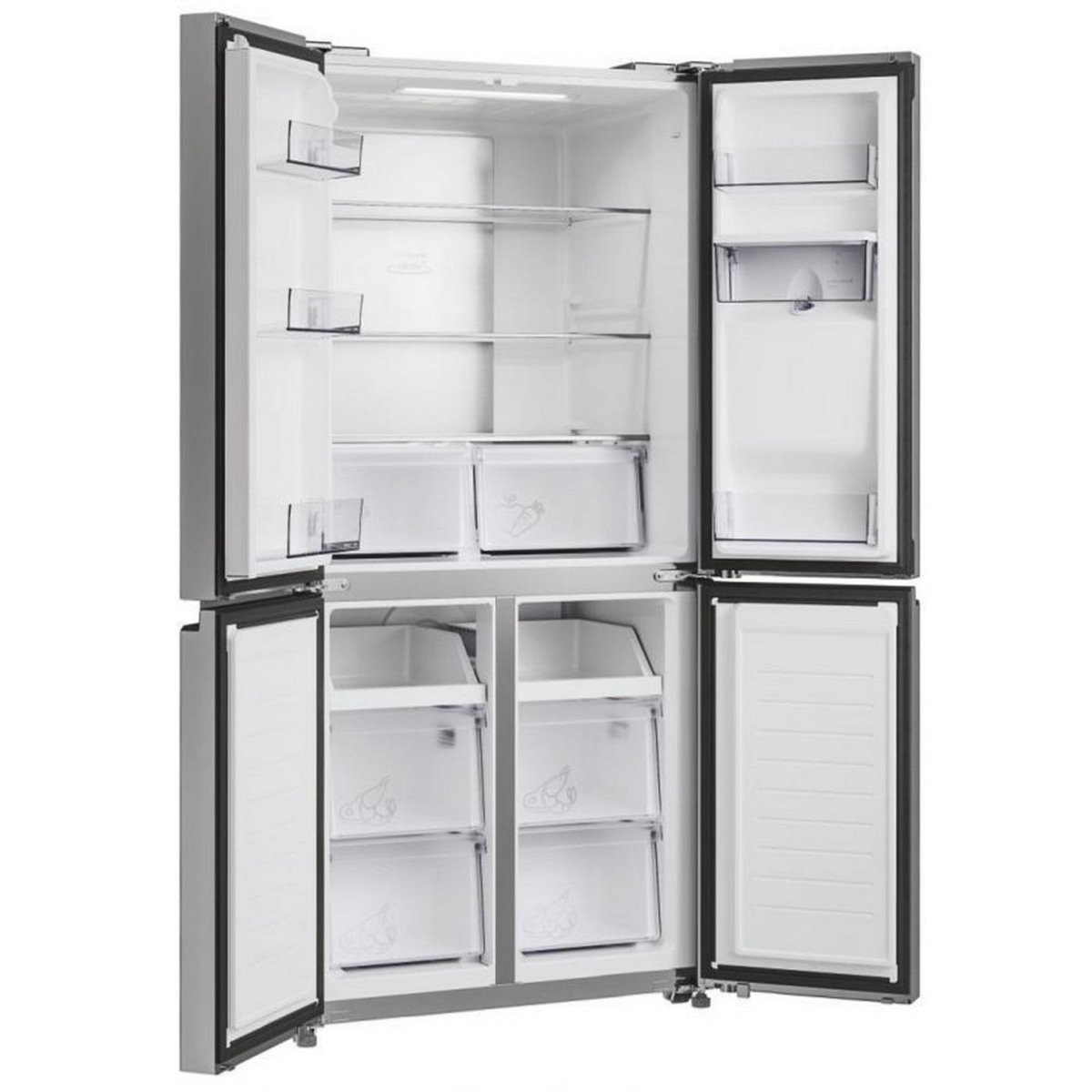 Candy Réfrigérateur américain 83cm 463l nofrost - CFQQ5T817EWPS