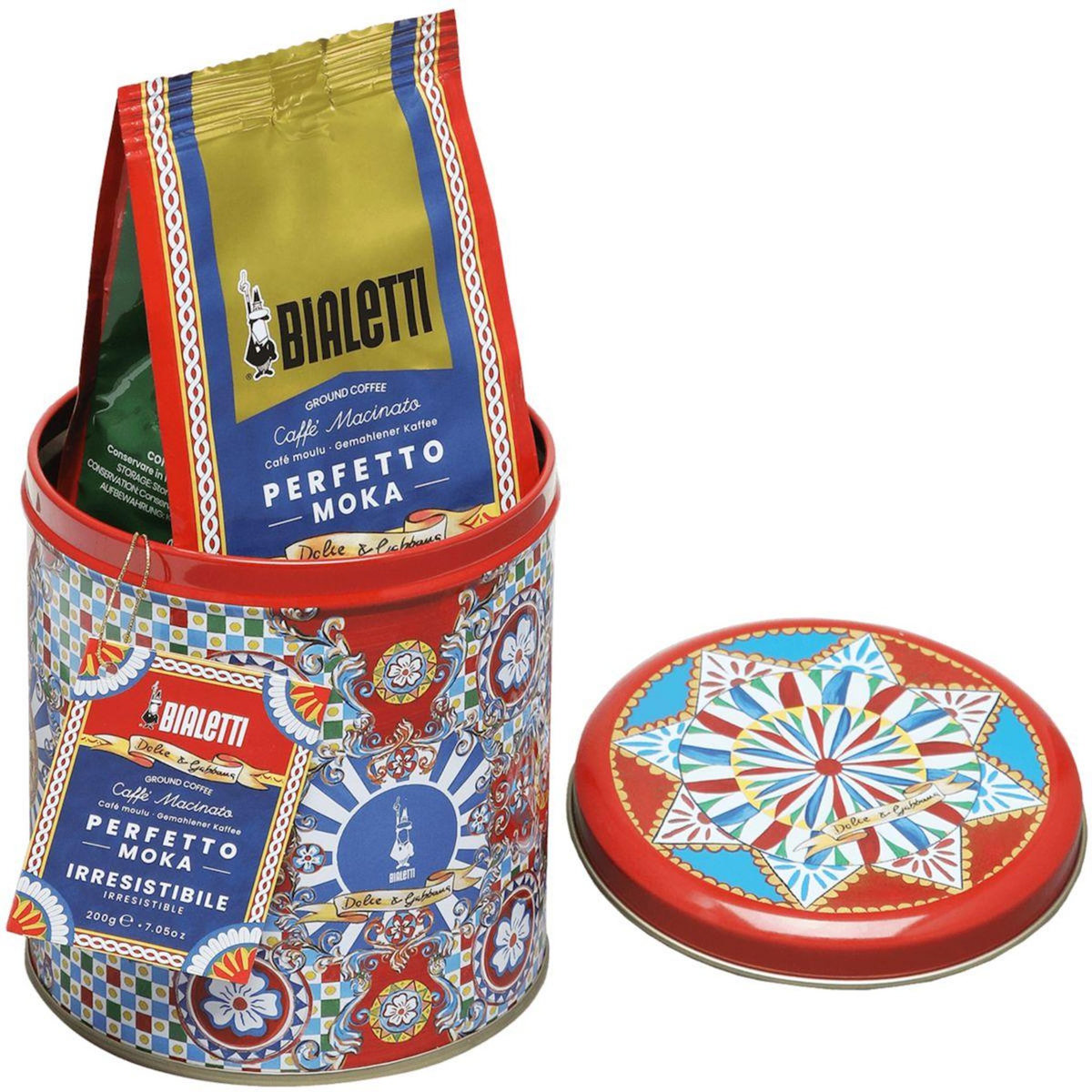 BIALETTI Cafetière italienne moka 3 tasses + café Collection D&G