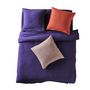 Voir la diapositive 3 : Housse de couette unie en coton lin YANNO
