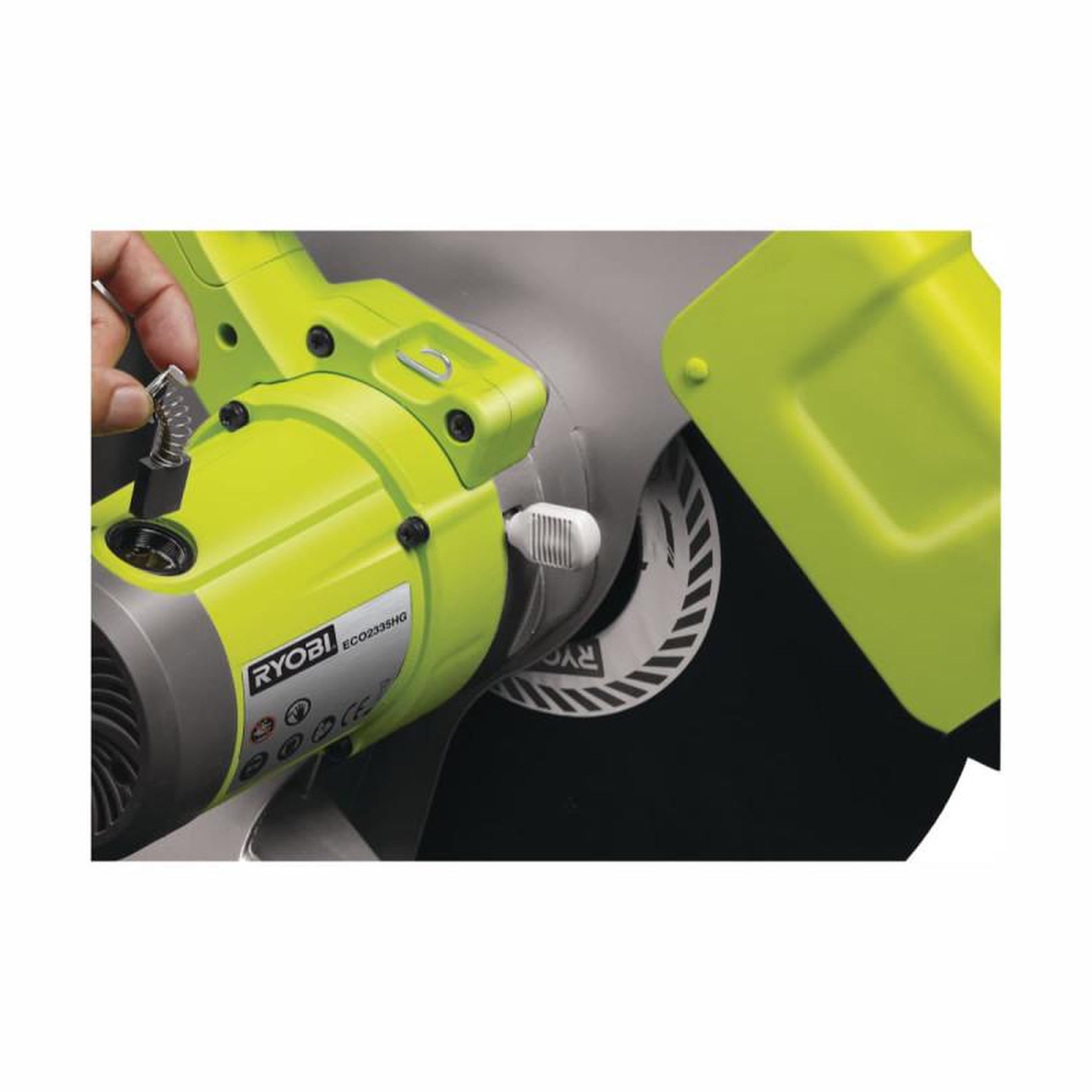 Voir la diapositive 5 : Ryobi Tronçonneuse à métaux électrique RYOBI 2300W 355mm ECO2335HG