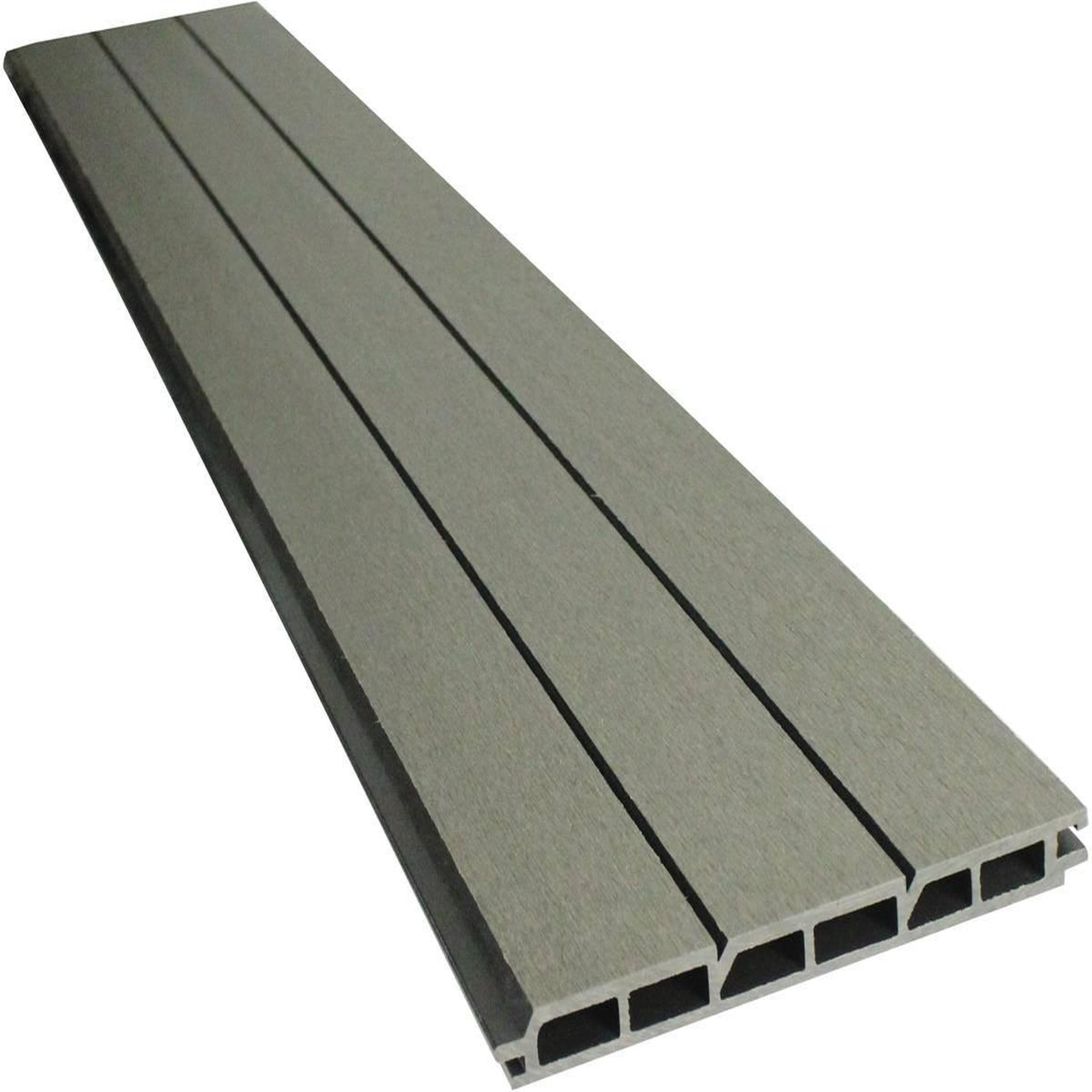 Voir la diapositive 2 : Habitat et Jardin Kit clôture 1.6 x 1.2 m composite - kit de fixation offert - gris