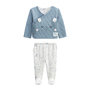 Voir la diapositive 1 : Petit Béguin Ensemble bébé veste en coton matelassé et pantalon en velours Petite Balade