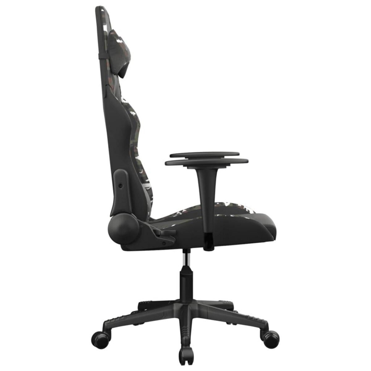 VIDAXL Chaise de jeu de massage Noir et camouflage Similicuir