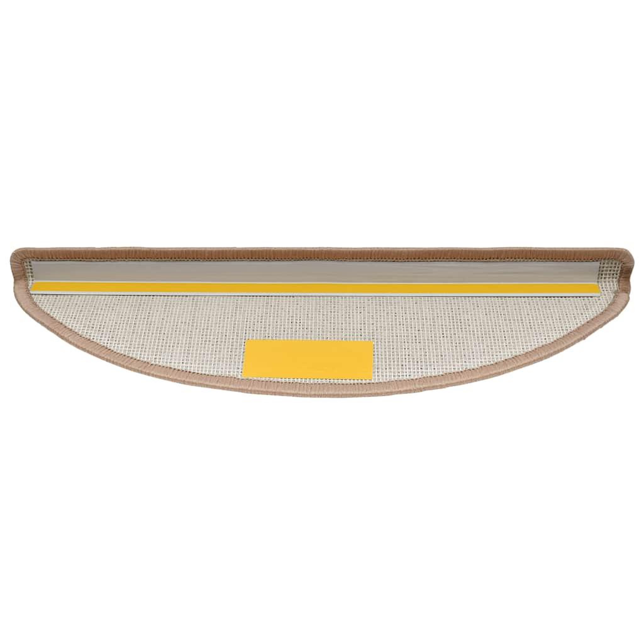 Voir la diapositive 4 : VIDAXL Tapis d'escalier 30 pcs marron 56x17x3 cm