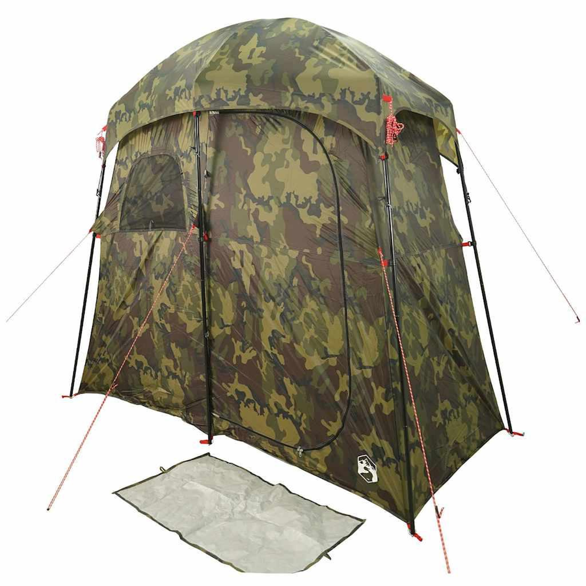 Voir la diapositive 5 : VIDAXL Tente de douche 2 personnes camouflage impermeable