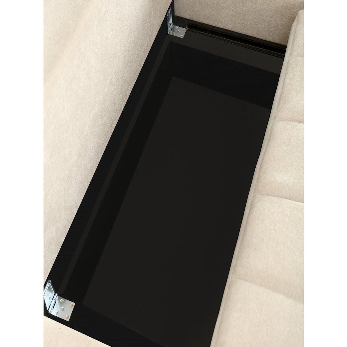 Habitat et Jardin Canapé d'angle convertible tissu chenille 3 places -  Trocadero  - Beige