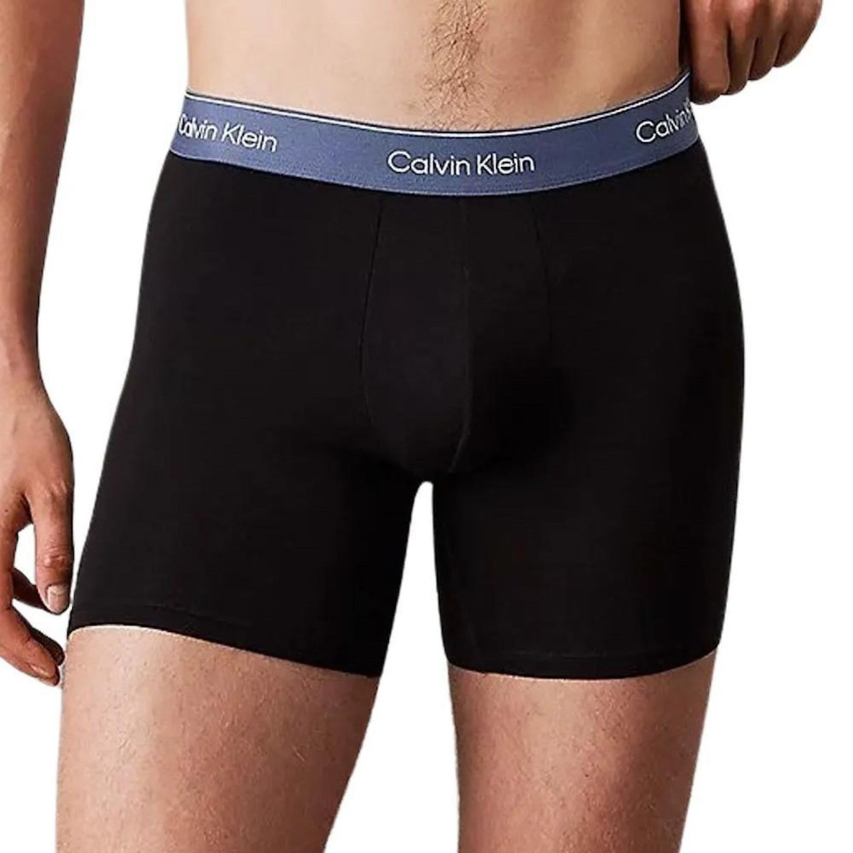 CALVIN KLEIN JEANS x5 Boxers Noir/Bleu Homme Calvin Klein Jeans Brief
