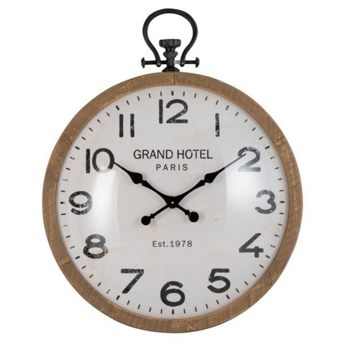 Paris Prix Horloge Murale Vintage  Hotel  92cm Naturel