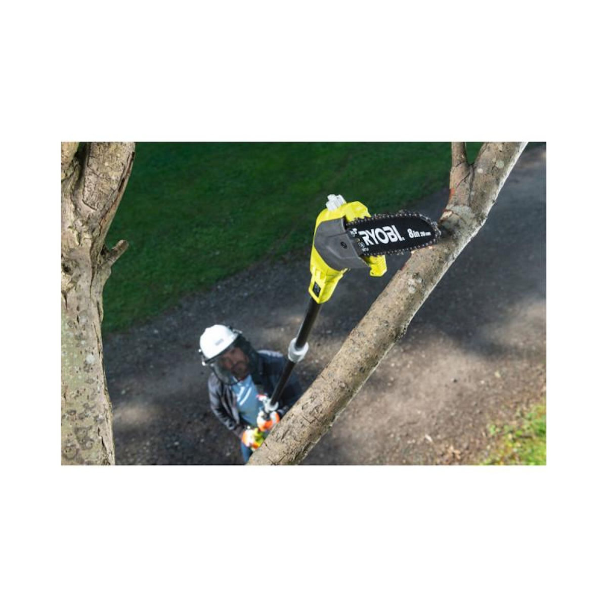 Ryobi Elagueur à chaine sur perche RYOBI - OPP1820 - 18V One+ sans batterie ni chargeur