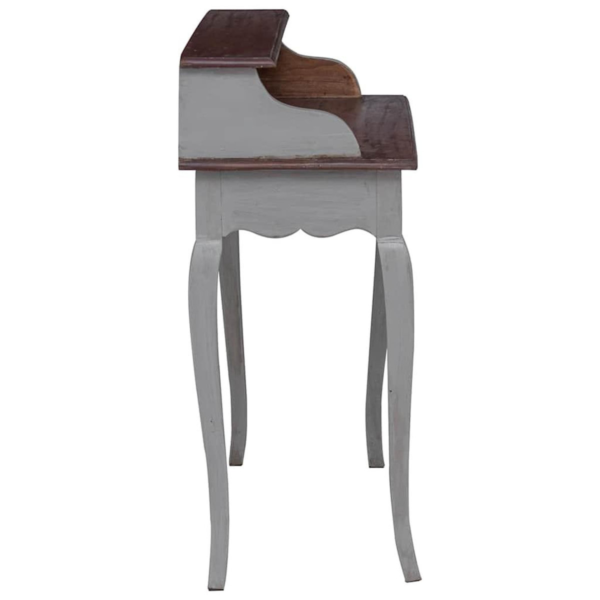 VIDAXL Bureau d'ecriture bois d'acajou massif 80x40x92 cm