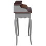 Voir la diapositive 5 : VIDAXL Bureau d'ecriture bois d'acajou massif 80x40x92 cm