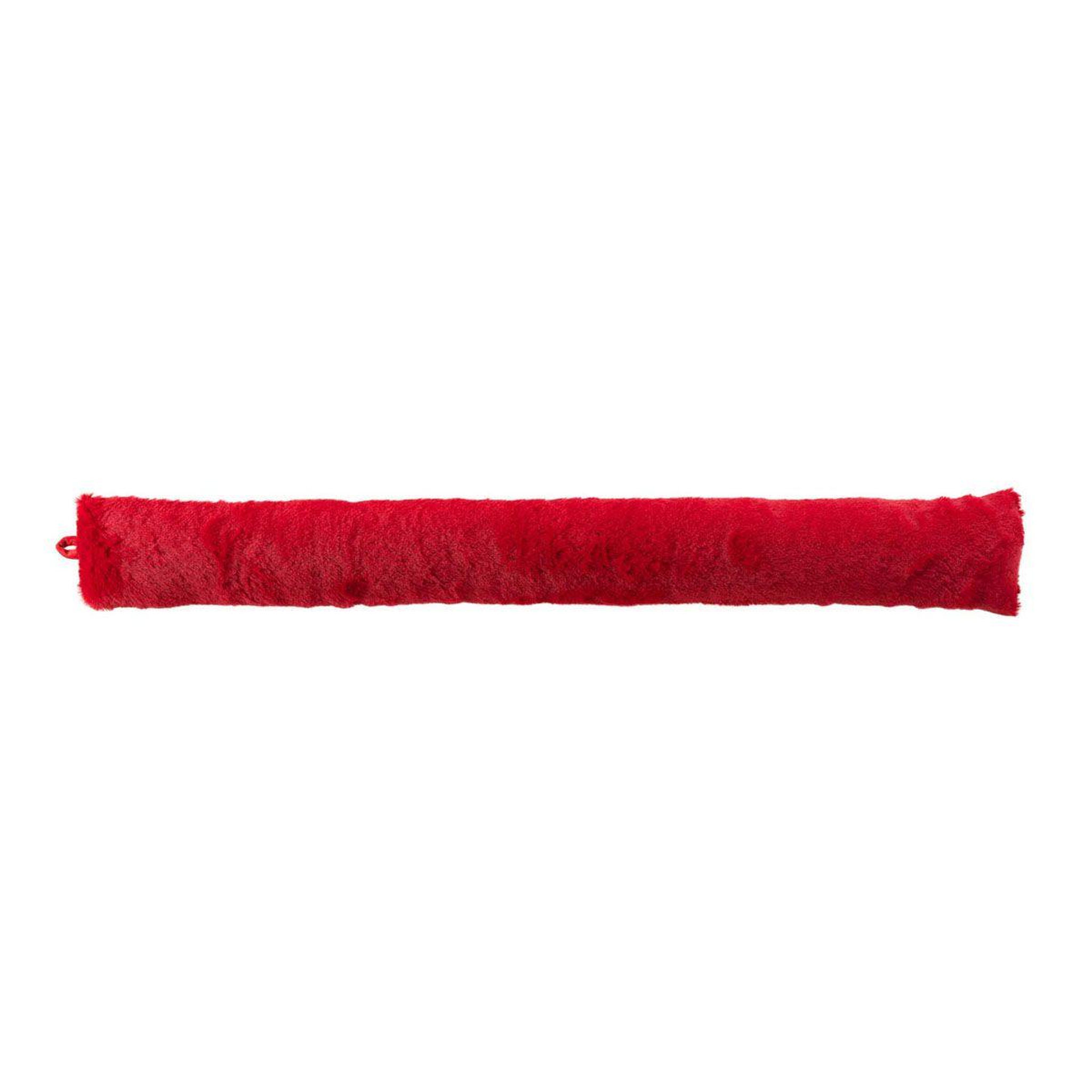 Douceur d'Intérieur Boudin bas de porte  caresse  80cm rouge