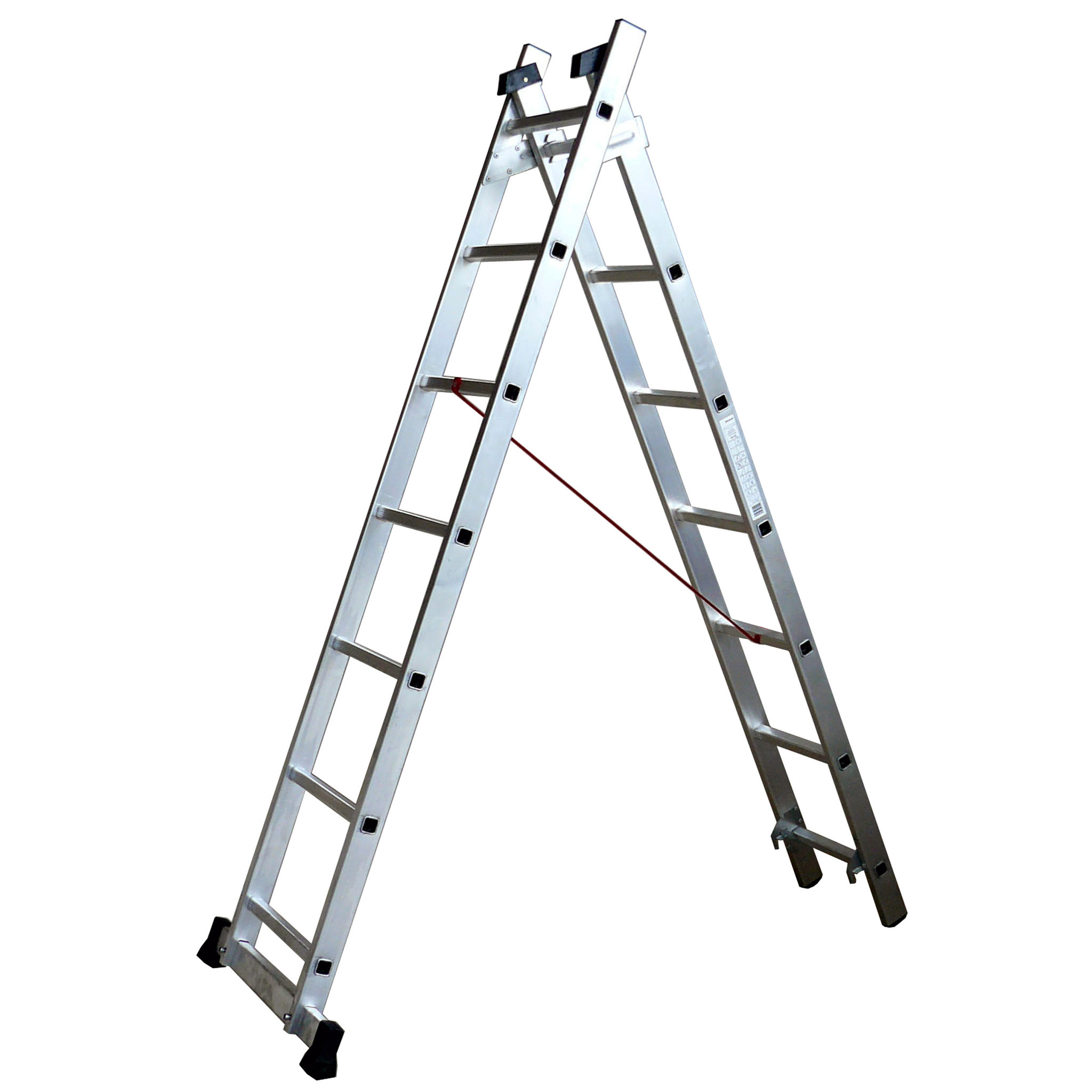 ESCALUX Echelle transformable 2x7 échelons - 3m55