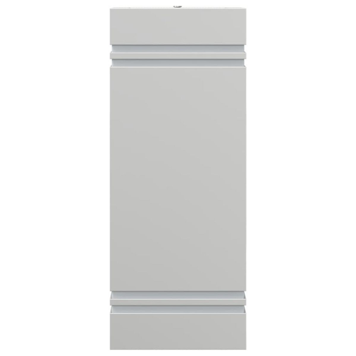 VIDAXL Appliques murales d'exterieur 2pcs argente acier inoxydable