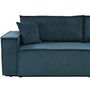 Voir la diapositive 6 : BEST MOBILIER Cezanne - canapé droit 3 places convertible avec coffre en velours côtelé