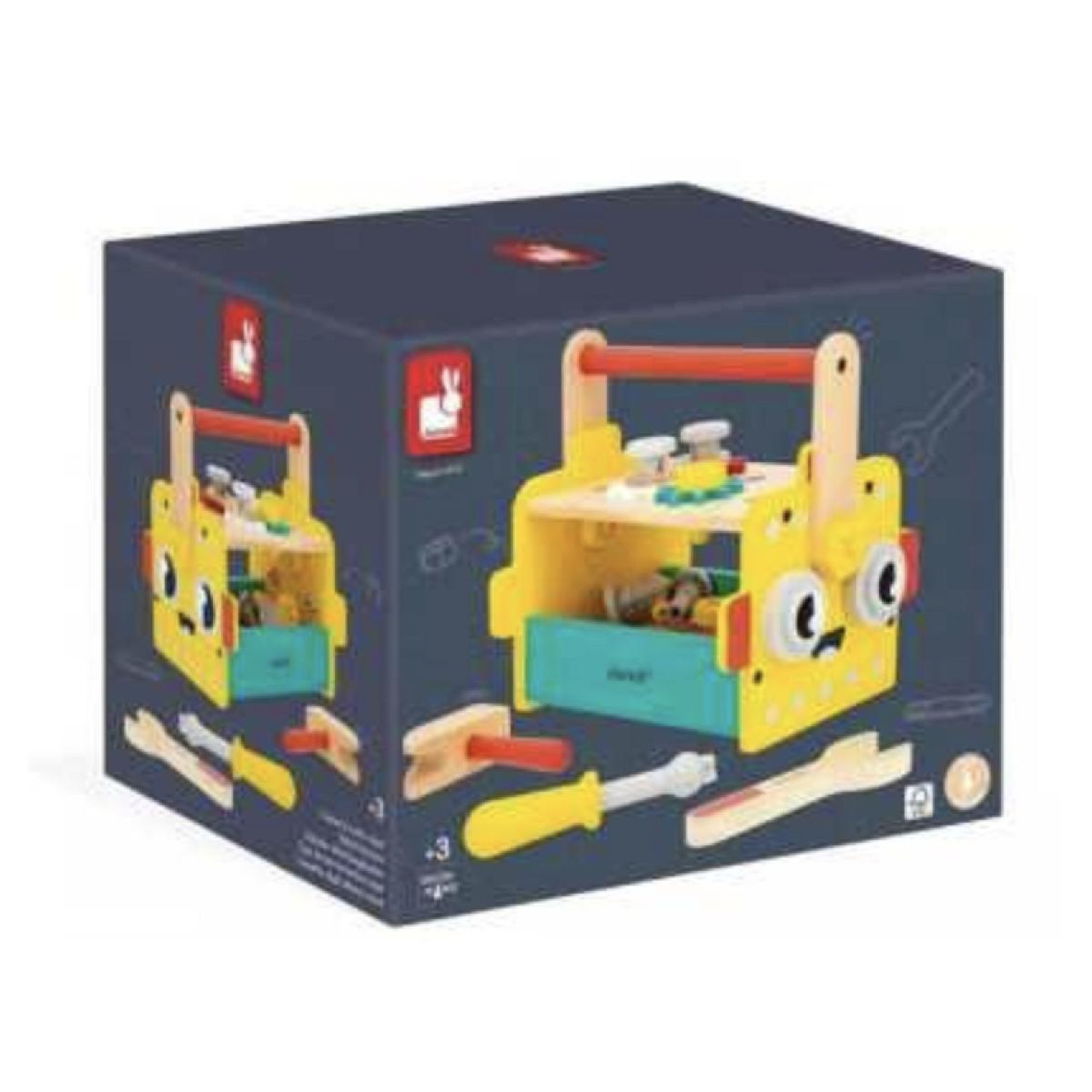 Juratoys-Janod Caisse à outils robot - Brico kids