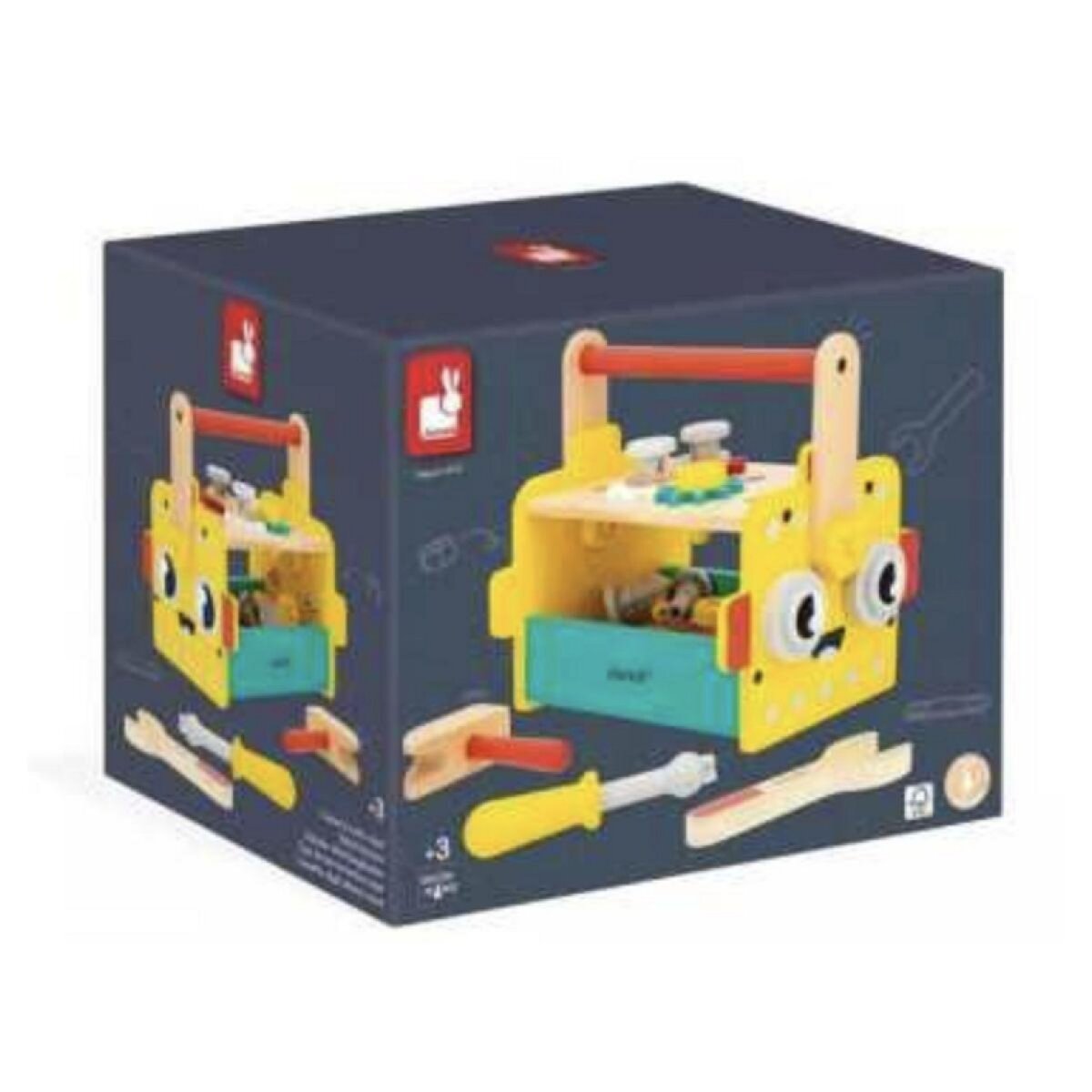 Juratoys-Janod Caisse à outils robot - Brico kids