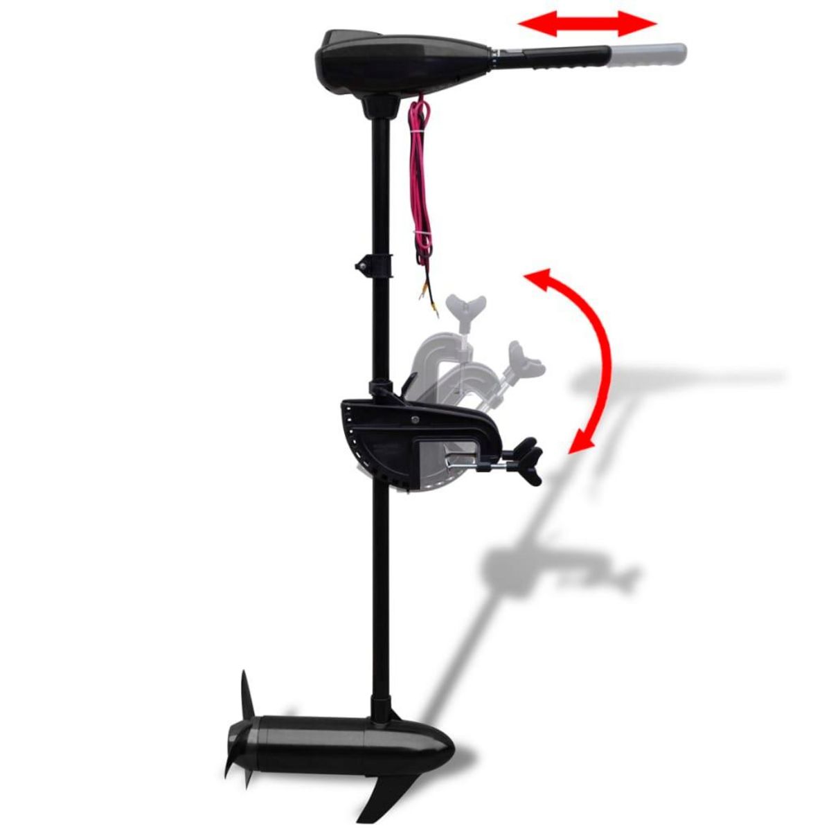 VIDAXL Moteur electrique pour bateau P37 86 lbs