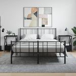 VIDAXL Tables de chevet 2 pcs noir 50x41x65 cm bois d'ingenierie