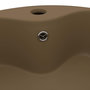 Voir la diapositive 5 : VIDAXL Lavabo de luxe avec trop-plein Creme mat 36x13 cm Ceramique