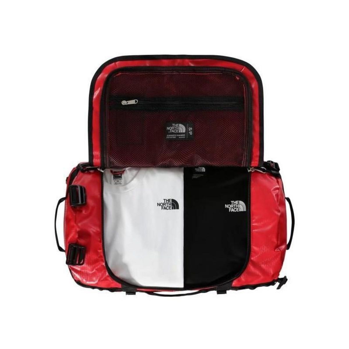 THE NORTH FACE Sac de sport - THE NORTH FACE - Base Camp Duffel S - Red/Black - 50 L