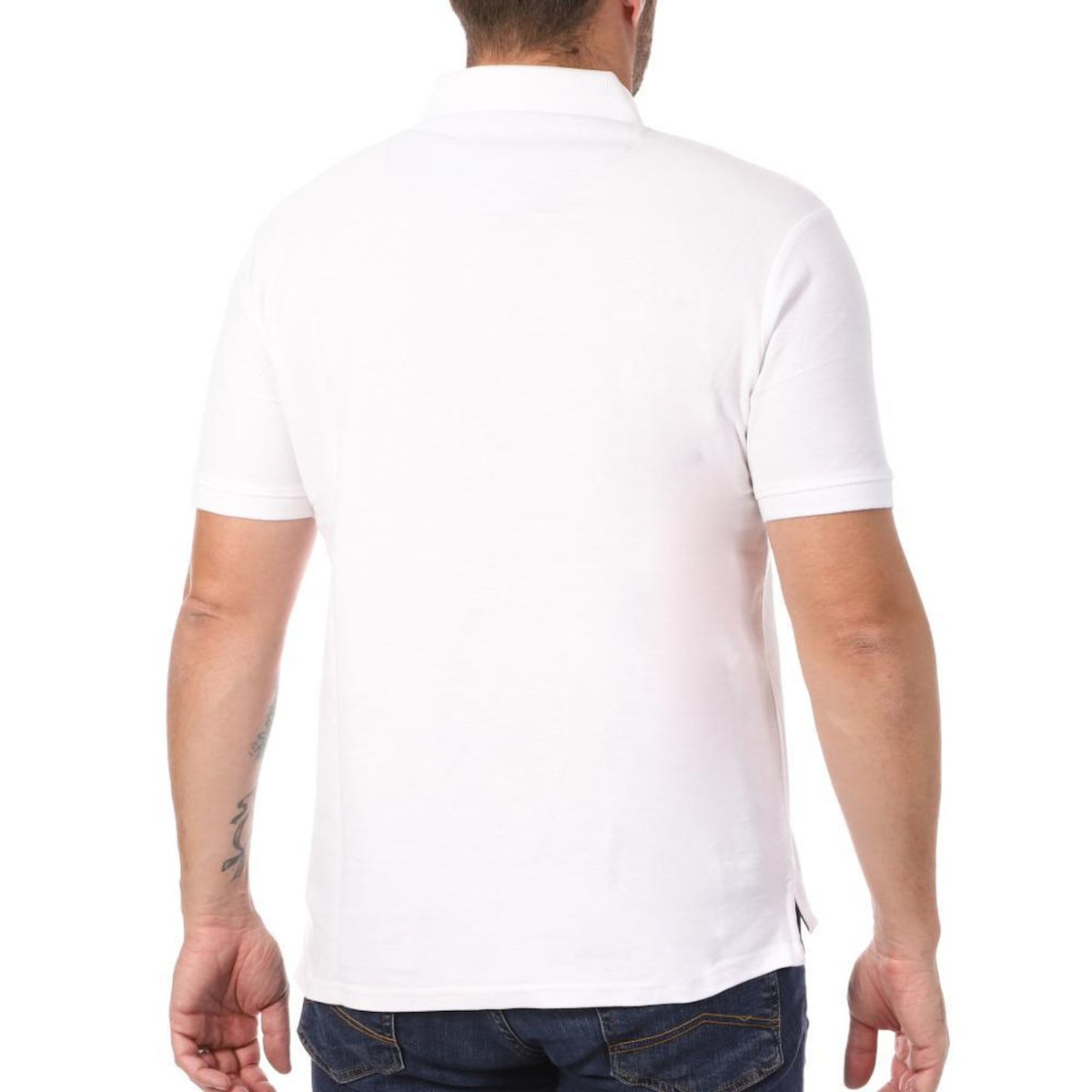 Lee Cooper Polo Blanc Homme Lee Cooper Opan