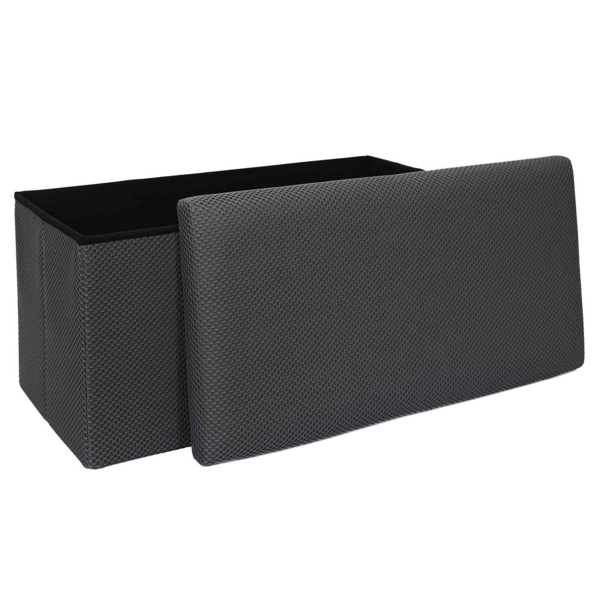 Voir la diapositive 3 : The Home Deco Factory Banquette coffre pliable  atome  76cm gris