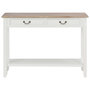 Voir la diapositive 3 : VIDAXL Table console Blanc 110x35x80 cm Bois