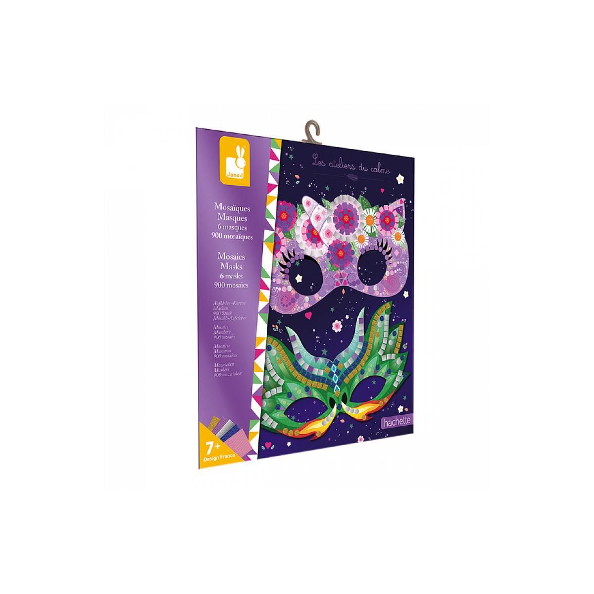 Juratoys-Janod Mosaiques Masques Kit Creatif