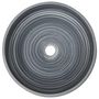 Voir la diapositive 4 : VIDAXL Vasque a poser gris rond Φ41x14 cm ceramique