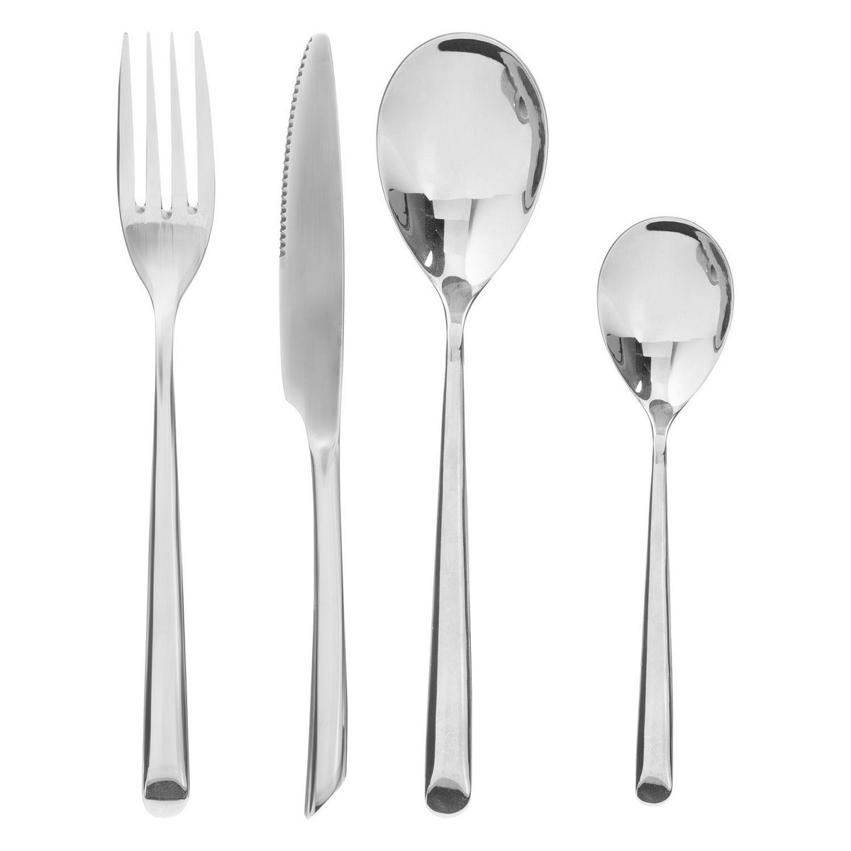 TOILINUX Lot de 2 Ménagères en Acier Inoxydable - 48 Couverts