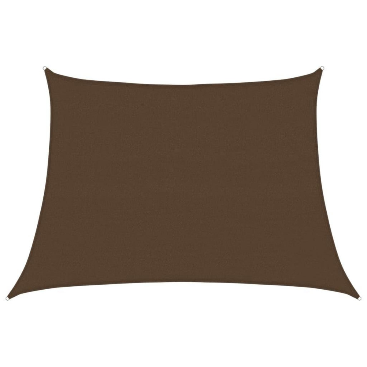 VIDAXL Voile d'ombrage 160 g/m^2 Marron 4/5x3 m PEHD