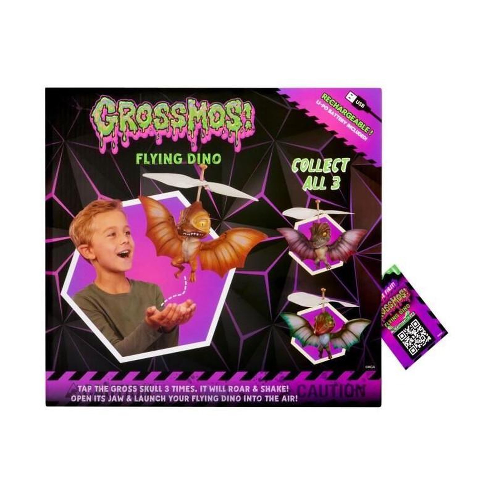 Voir la diapositive 6 : L.O.L. SURPRISE! GrossMos Flying - Découvre ton dinosaure volant - Orange - 3 modeles a collectioner