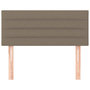 Voir la diapositive 3 : VIDAXL Tete de lit Taupe 90x5x78/88 cm Tissu