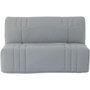 Voir la diapositive 1 : MARKET24 Banquette BZ DREAM - Tissu 100% Coton gris clair - Couchage 140x190 cm