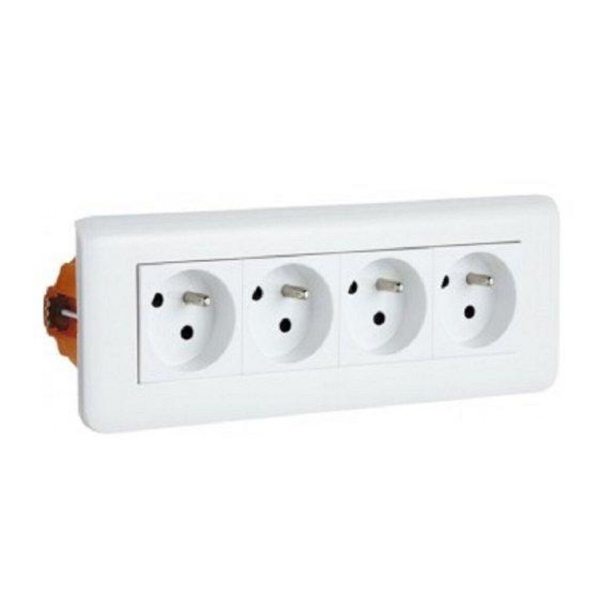 Legrand Mosaic kit complet 4 prise de courant encastrable