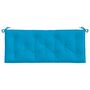 Voir la diapositive 5 : VIDAXL Coussins de banc de jardin lot de 2 bleu clair tissu Oxford