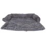 Voir la diapositive 4 : The concept Factory Plaid couverture de canapé pour chien et chat - Gris
