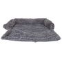 Voir la diapositive 4 : The concept Factory Plaid couverture de canapé pour chien et chat - Gris