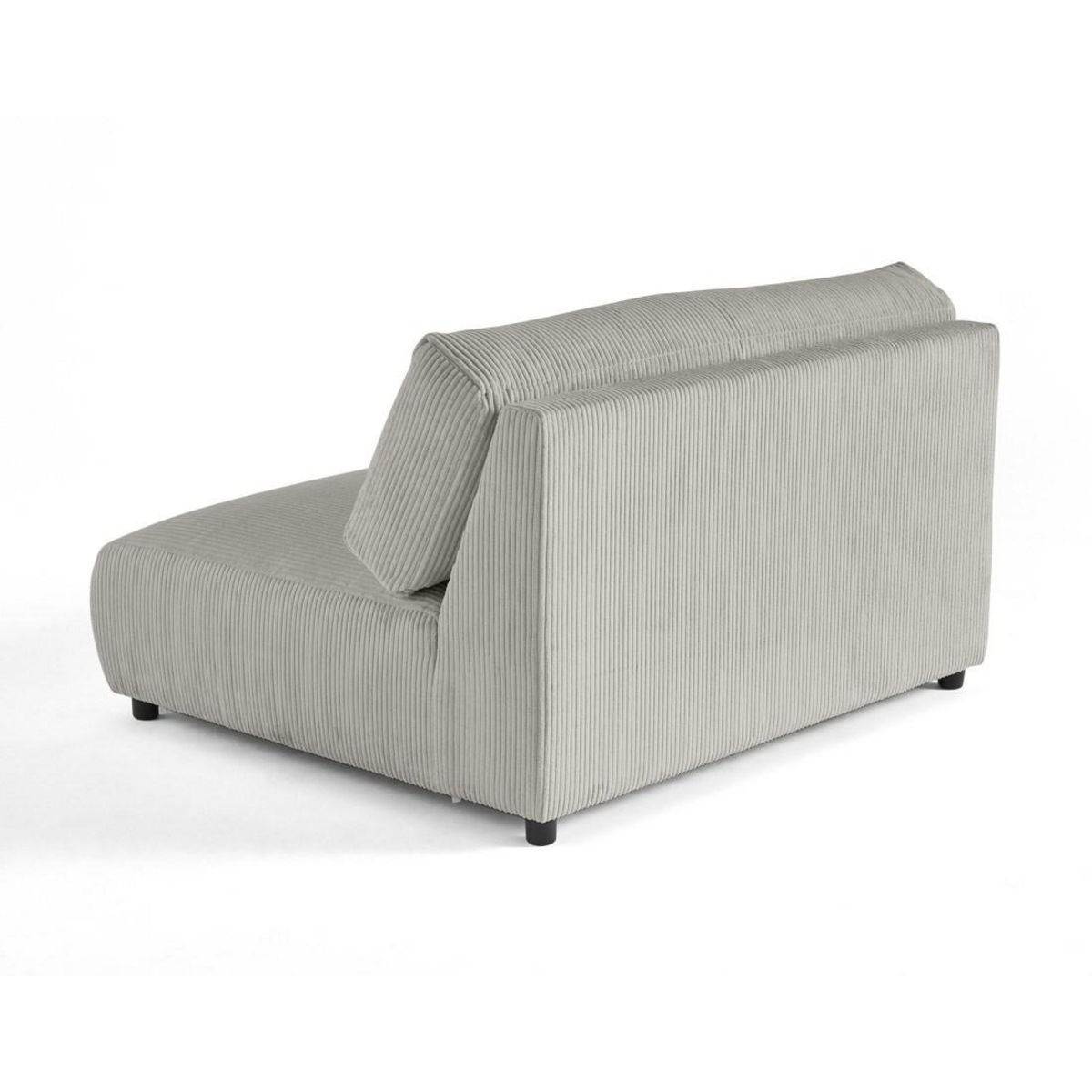 LISA DESIGN Garance - module d'assise 2 places sans accoudoirs - en velours côtelé