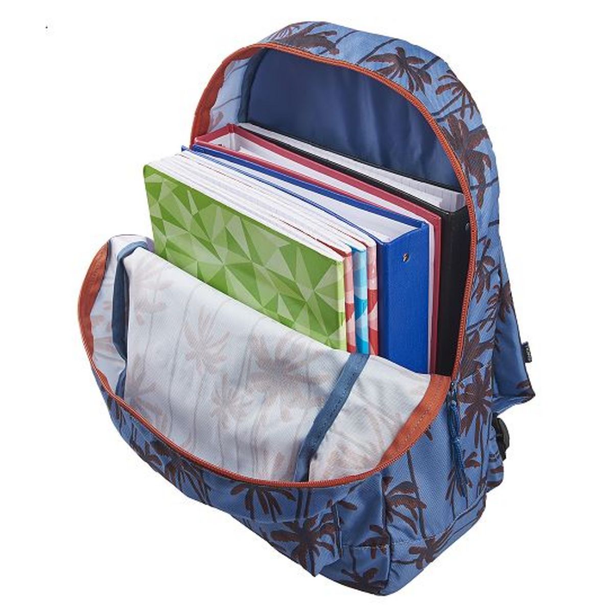 ONEILL Sac à dos 1 compartiment bleu motif palmiers